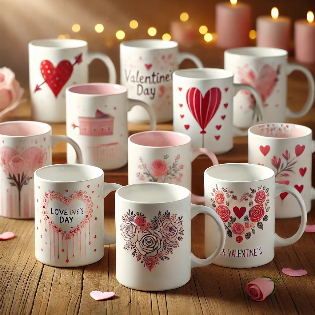 14 Şubat Sevgililer Gününe Özel Tasarım Kupa Bardaklar