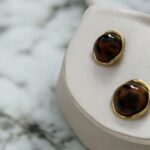 leopar çelik küpe