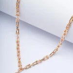 VIP Gold Zincir ve Küre Uçlu Kolye - 45 cm